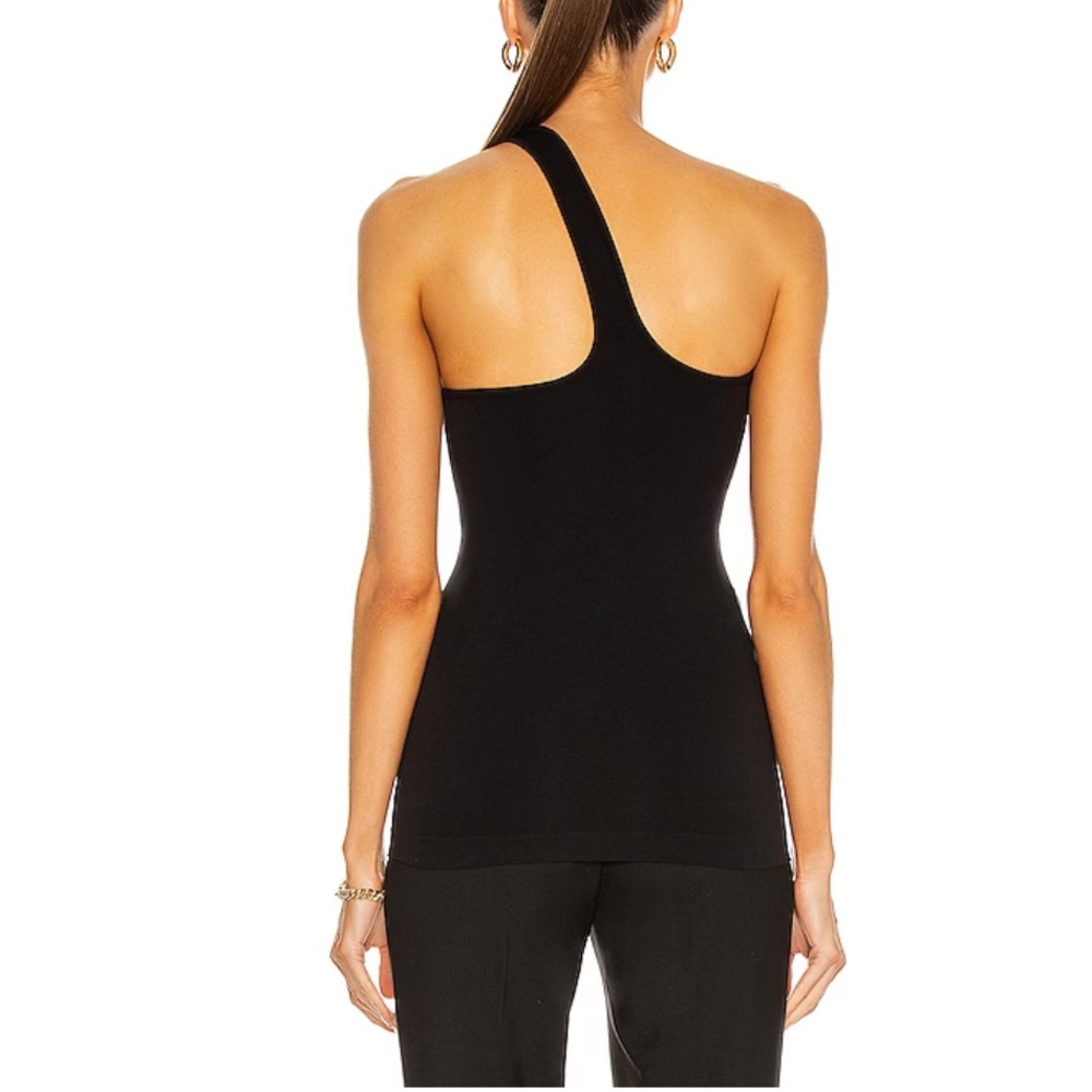 Helmut Lang Black Seamless Jersey Cutout Tank Top Size Medium/Large NWT - Picture 4 of 15